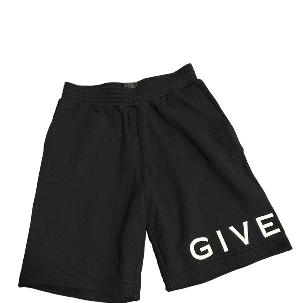 GIVENCHY BLACK COTTON SHORT